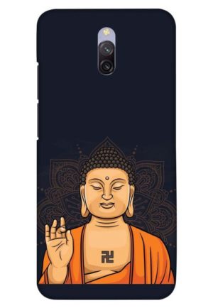 budha beautifull art printed designer mobile back case cover for redmi 8a dual