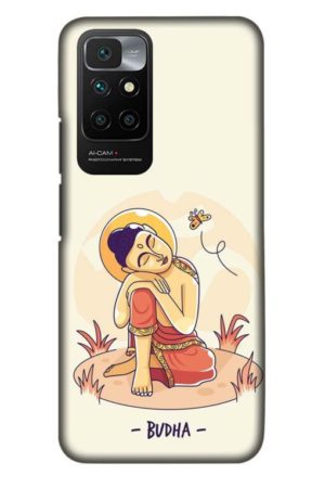 budha printed designer mobile back case cover for Xiaomi redmi 10 Prime