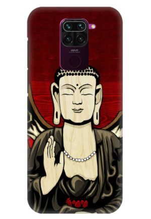 budha printed designer mobile back case cover for redmi note 9