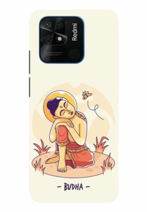budha vector printed designer mobile back case cover for Xiaomi redmi 10 - redmi 10 power
