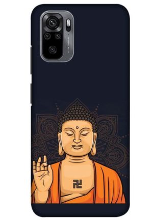 budha vector printed designer mobile back case cover for Xiaomi redmi note 10 - redmi note 10s