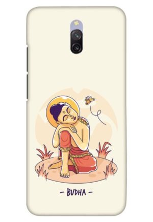 budha vector printed designer mobile back case cover for redmi 8a dual