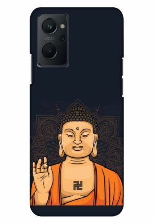 budha vector printed mobile back case cover for realme 9i