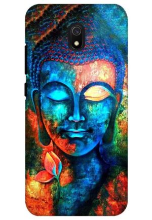 budhha painting printed designer mobile back case cover for redmi 8a