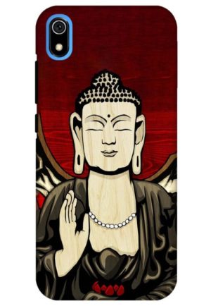 budhha printed designer mobile back case cover for redmi 7a