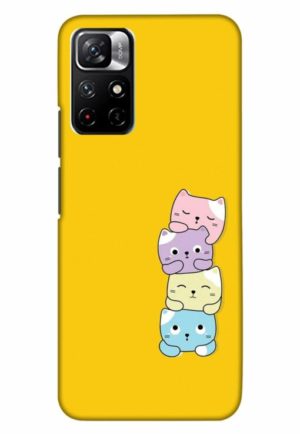 cartton anime printed designer mobile back case cover for xiaomi redmi note 11t 5g - poco M4 pro 5g