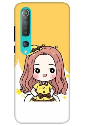 cute baby girl printed designer mobile back case cover for mi 10 5g - mi 10 pro 5G