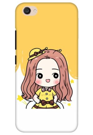 cute baby girl printed mobile back case cover for vivo v5, vivo v5s, vivo y66, vivo y67, vivo y69
