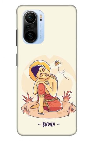 cute beautiful budha vector printed designer mobile back case cover for mi 11x - 11x pro
