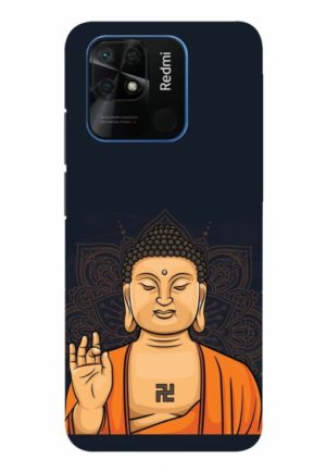 cute budha vector printed designer mobile back case cover for Xiaomi redmi 10 - redmi 10 power