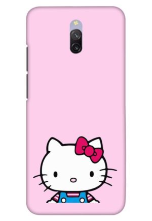 cute hello kitty printed designer mobile back case cover for redmi 8a dual