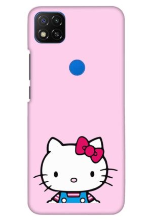 cute hello kitty printed designer mobile back case cover for redmi 9 - redmi 9 activ - redmi 9c - redmi 10a - poco c31