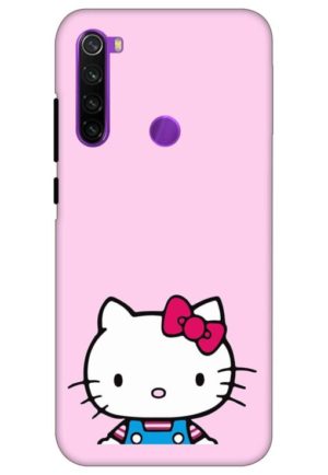 cute hello kitty printed designer mobile back case cover for redmi note 8