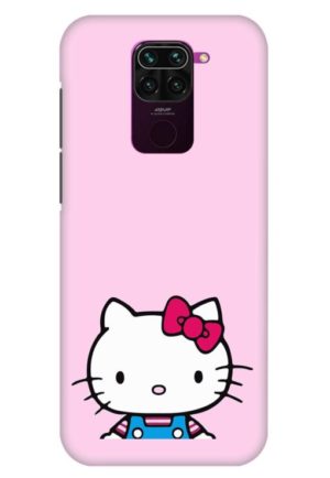cute hello kitty printed designer mobile back case cover for redmi note 9