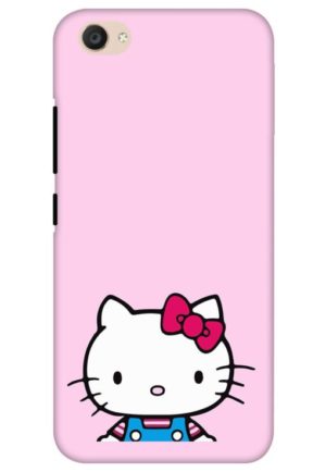 cute hello kitty printed mobile back case cover for vivo v5, vivo v5s, vivo y66, vivo y67, vivo y69