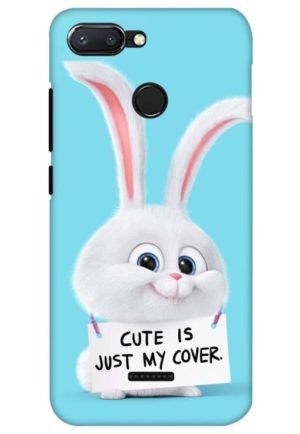 cute is just my cover printed designer mobile back case cover for Xiaomi Redmi 6