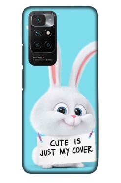 cute is just my cover printed designer mobile back case cover for Xiaomi redmi 10 Prime
