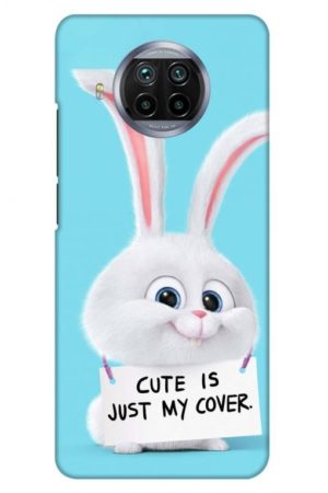 cute is just my cover printed designer mobile back case cover for mi 10i