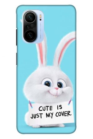 cute is just my cover printed designer mobile back case cover for mi 11x - 11x pro