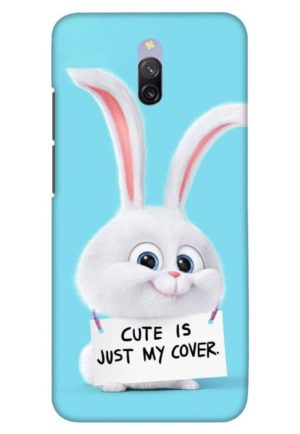cute is just my cover printed designer mobile back case cover for redmi 8a dual