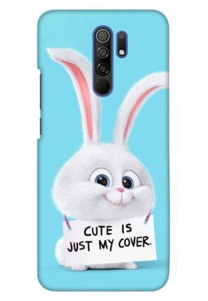 cute is just my cover printed designer mobile back case cover for redmi 9 prime - poco m2