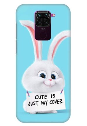 cute is just my cover printed designer mobile back case cover for redmi note 9