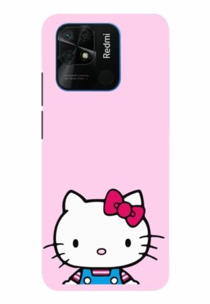 cute kitty printed designer mobile back case cover for Xiaomi redmi 10 - redmi 10 power