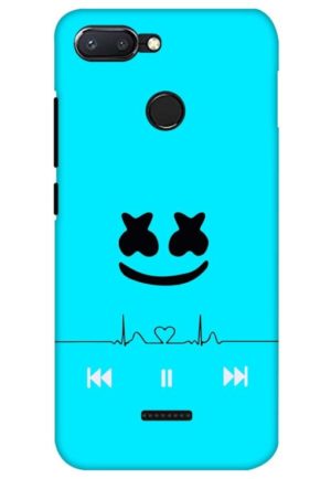 cute marshmello printed designer mobile back case cover for Xiaomi Redmi 6