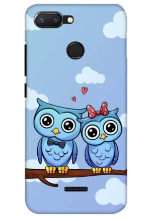 cute owl printed designer mobile back case cover for Xiaomi Redmi 6