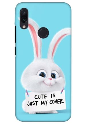 cute s just my cover printed designer mobile back case cover for redmi note 7