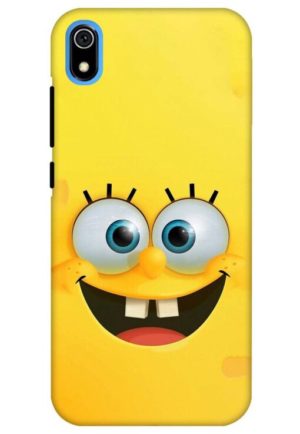 cute smiley with big eyes printed designer mobile back case cover for redmi 7a