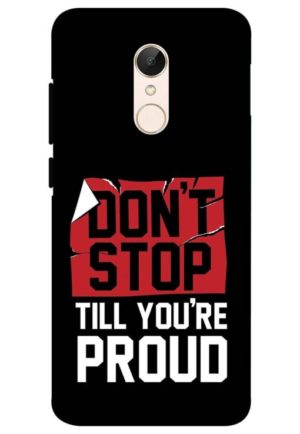 do not stop printed mobile back case cover