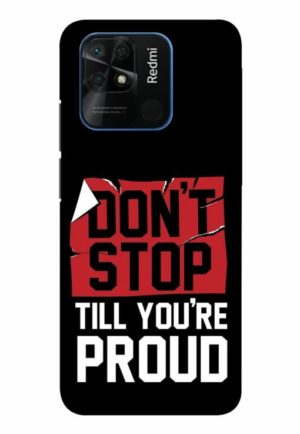 dont stop untill you are tring printed designer mobile back case cover for Xiaomi redmi 10 - redmi 10 power