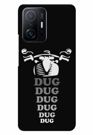 dug dug dug bike love printed designer mobile back case cover for mi 11t - 11t pro