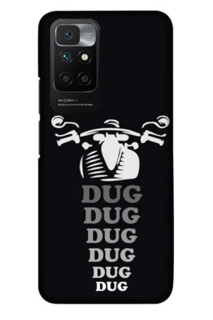 dug dug dug bike lover printed designer mobile back case cover for Xiaomi redmi 10 Prime