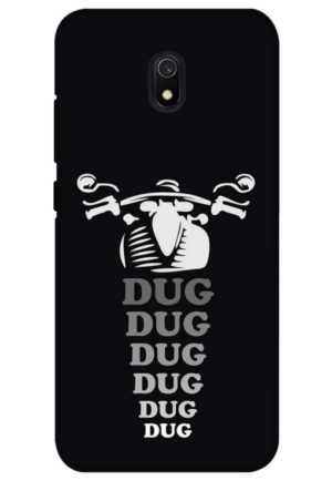 dug dug dug bike lover printed designer mobile back case cover for redmi 8a