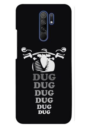 dug dug dug bike lover printed designer mobile back case cover for redmi 9 prime - poco m2