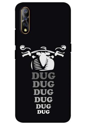 dug dug dug printed mobile back case cover for vivo s1, vivo z1x