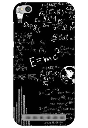 e=mc printed mobile back case cover