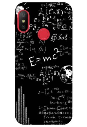 e=mc2 printed designer mobile back case cover for Xiaomi Redmi 6 pro