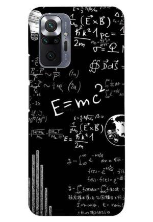 e=mc2 printed designer mobile back case cover for Xiaomi redmi note 10 pro - redmi note 10 pro max