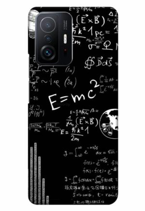 e=mc2 printed designer mobile back case cover for mi 11t - 11t pro
