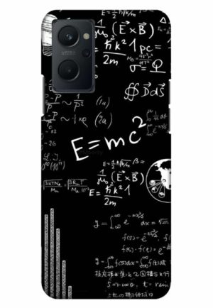 e=mc2 printed mobile back case cover for realme 9i