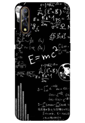 e=mc2 printed mobile back case cover for vivo s1, vivo z1x