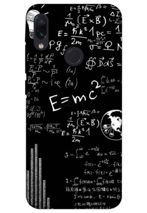 e=mc2printed designer mobile back case cover for redmi note 7