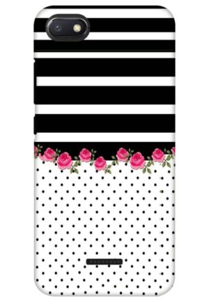 flower polka printed designer mobile back case cover for Xiaomi Redmi 6a