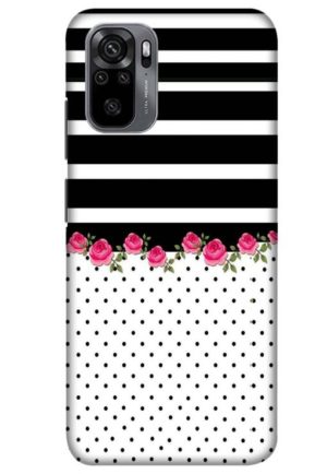 flower polka printed designer mobile back case cover for Xiaomi redmi note 10 - redmi note 10s