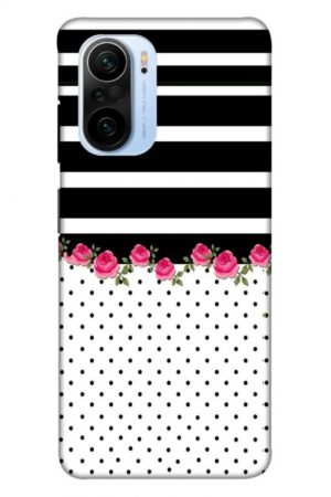flower polka printed designer mobile back case cover for mi 11x - 11x pro