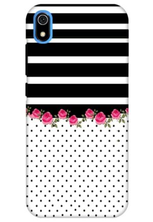 flower polka printed designer mobile back case cover for redmi 7a