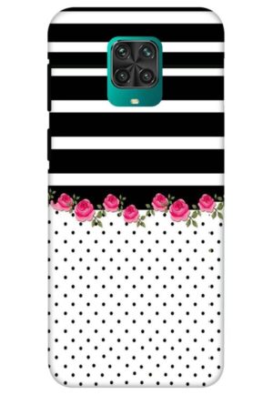 flower polka printed designer mobile back case cover for redmi note 9 pro - redmi note 9 pro max - poco m2 pro - redmi note 10 lite